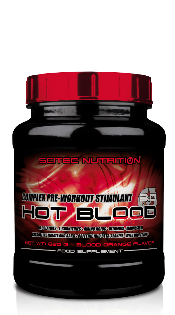 [SCITEC] HOT BLOOD 3.0 (Pre-Workout)